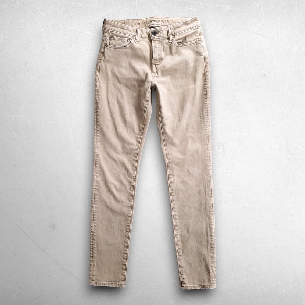 American Eagle Athletic Skinny Jeans Men 30x34 Tan AirFlex+ Stretch Y2K Preppy‎